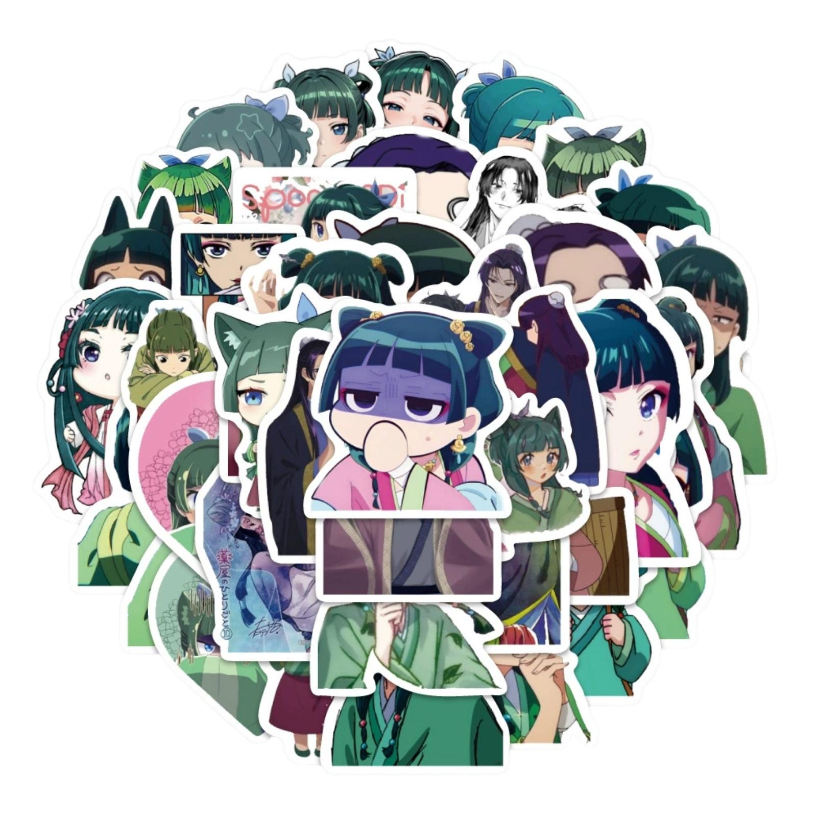 

51pcs Suitcase Stickers Waterproof Stickers Scooter Computer Tablet Cartoon Decoration One Size