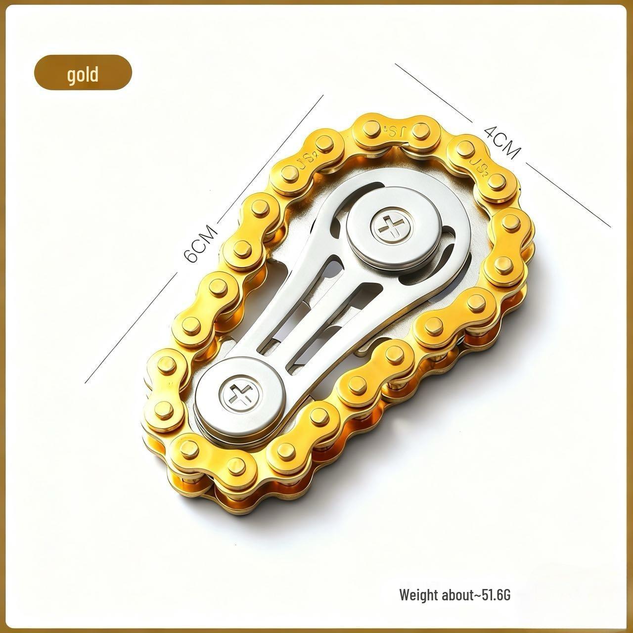 Multi-Play Finger Gear Flywheel: Metal Fidget Spinner & Decompression Toy