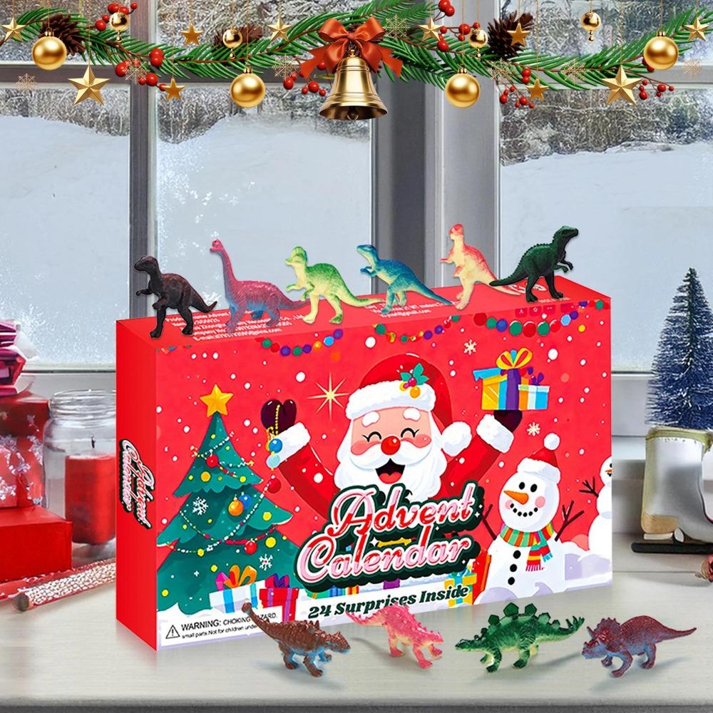 2025 Weihnachts-Countdown-Kalender 24 Stück Sammel-Weihnachts-Adventskalender Strumpffüller Weihnachts-Geschenkbox für Jungen Mädchen