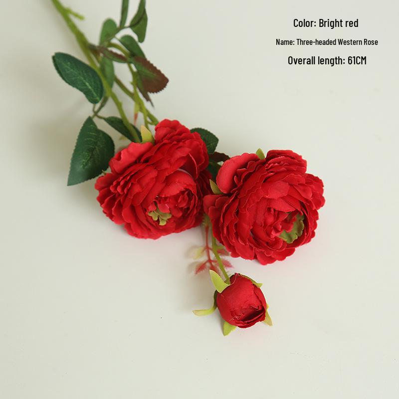 

Long-Stemmed Peony Silk Flower Arrangement for Wedding Decor