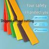 Self-Adhesive Anti-Slip Stair Tread Strips - Wear-Resistant, Frosted Rubber for Tile Floors