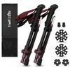 TheFitLife Folding Trekking Telescopic Walking Set of for Mountain and Other Suitable for and Seniors Poles, Lightweight, 100-120cm Poles, 2,