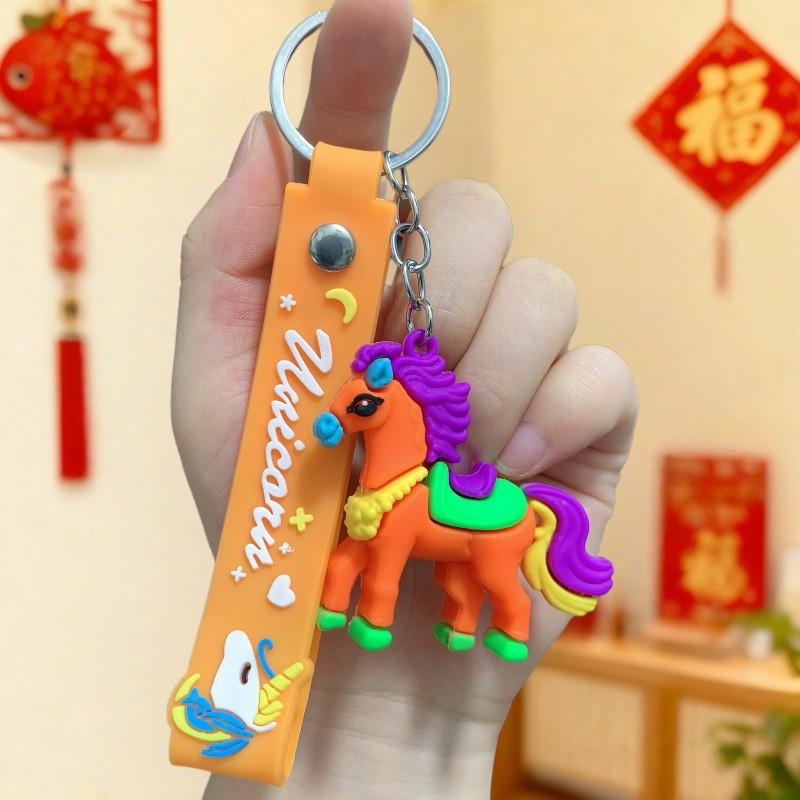 Doll Keychain 2026 Pony New Year's Zodiac Pendant Small Gift Car Bag Pendant