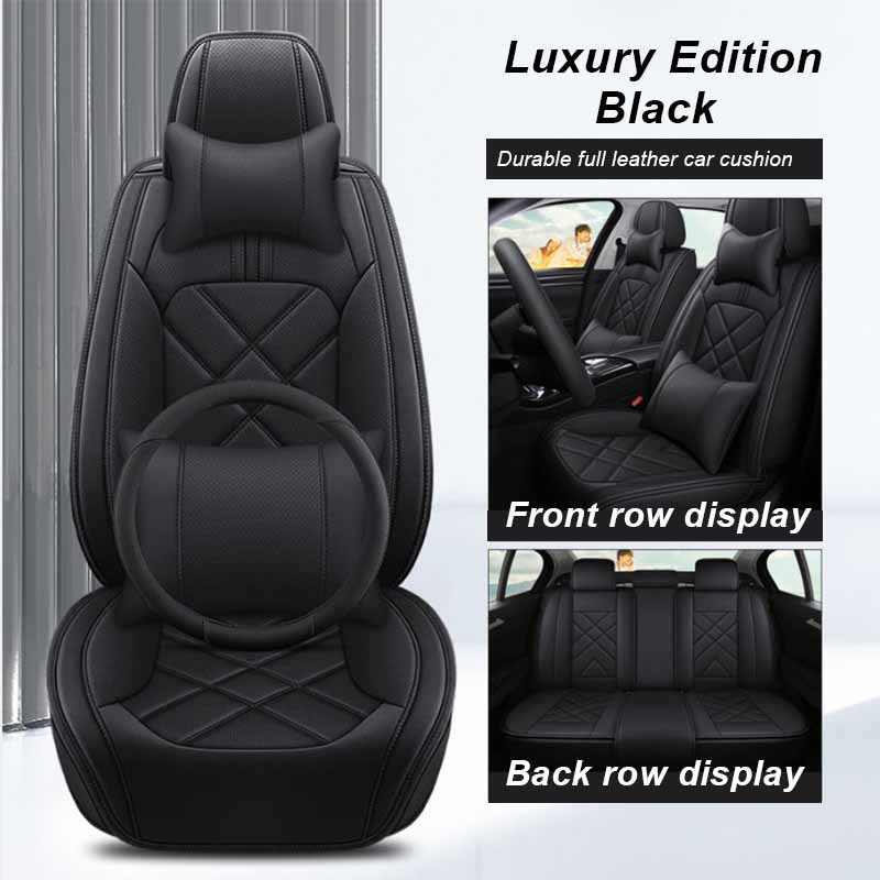 Full Set Car Seat Covers Are Available for All Seasons, Suitable for Most 5-seat Cars/SUVs/trucks/vans
