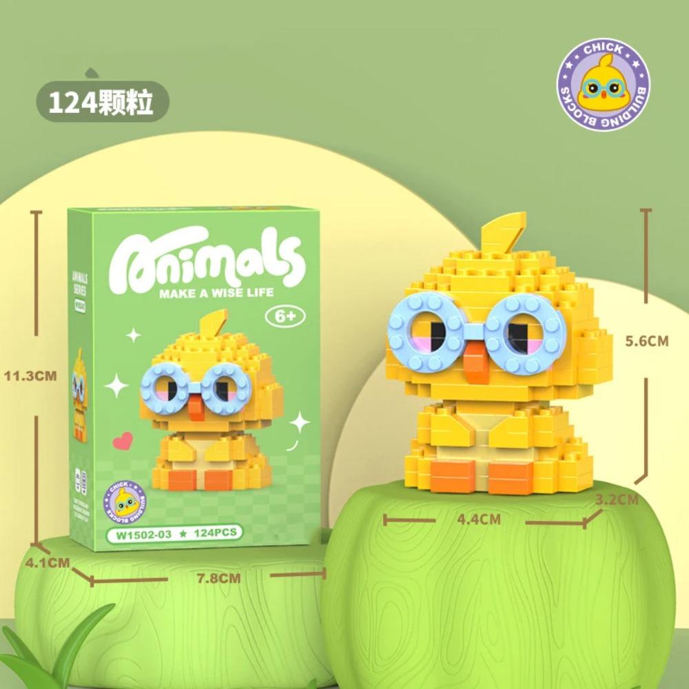 Adults Animals Micro Particle Building Blocks Toy for Children 6 to 12 Years Old Boy Birthday Gift Dog Cat Mini Bricks Girl Toys