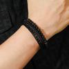 Fashion Personality Trend, Leather Natural Stone Hand-woven Jewelry, Men's Jewelry Bracelet