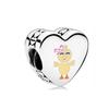 Newest Copper Charm Compatible With Authentic Bracelets Accessories Women Jewellery All Kinds Of Cute Animals Collection Duck Lion