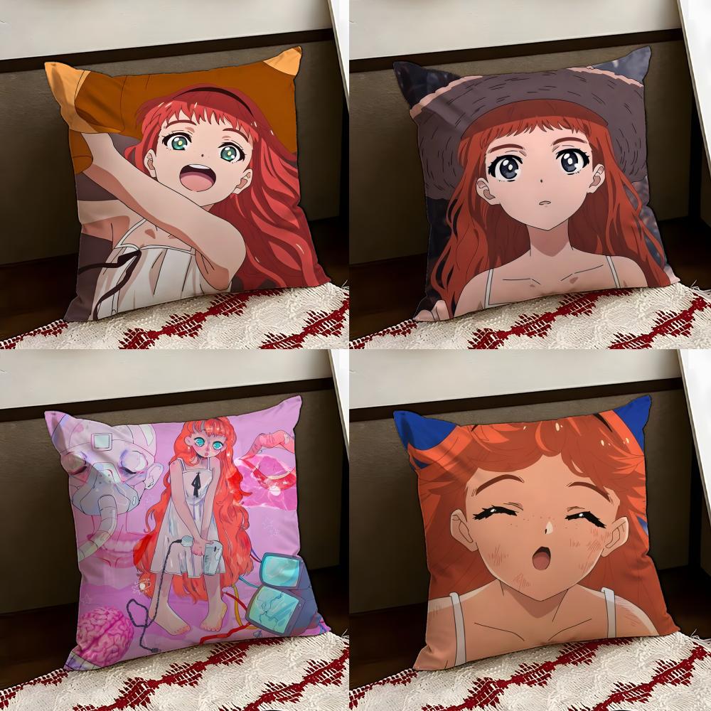 AnimeWonder Egg Priority Cushion Cover Reversible Soft Durable Pillow Cover Home Car MultiScene Use for Daily Comfort
