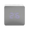 Digital 1224-hour LED Mirror Clock Night Light Alarm & Snooze Mirror Alarm Clock - Blue Light