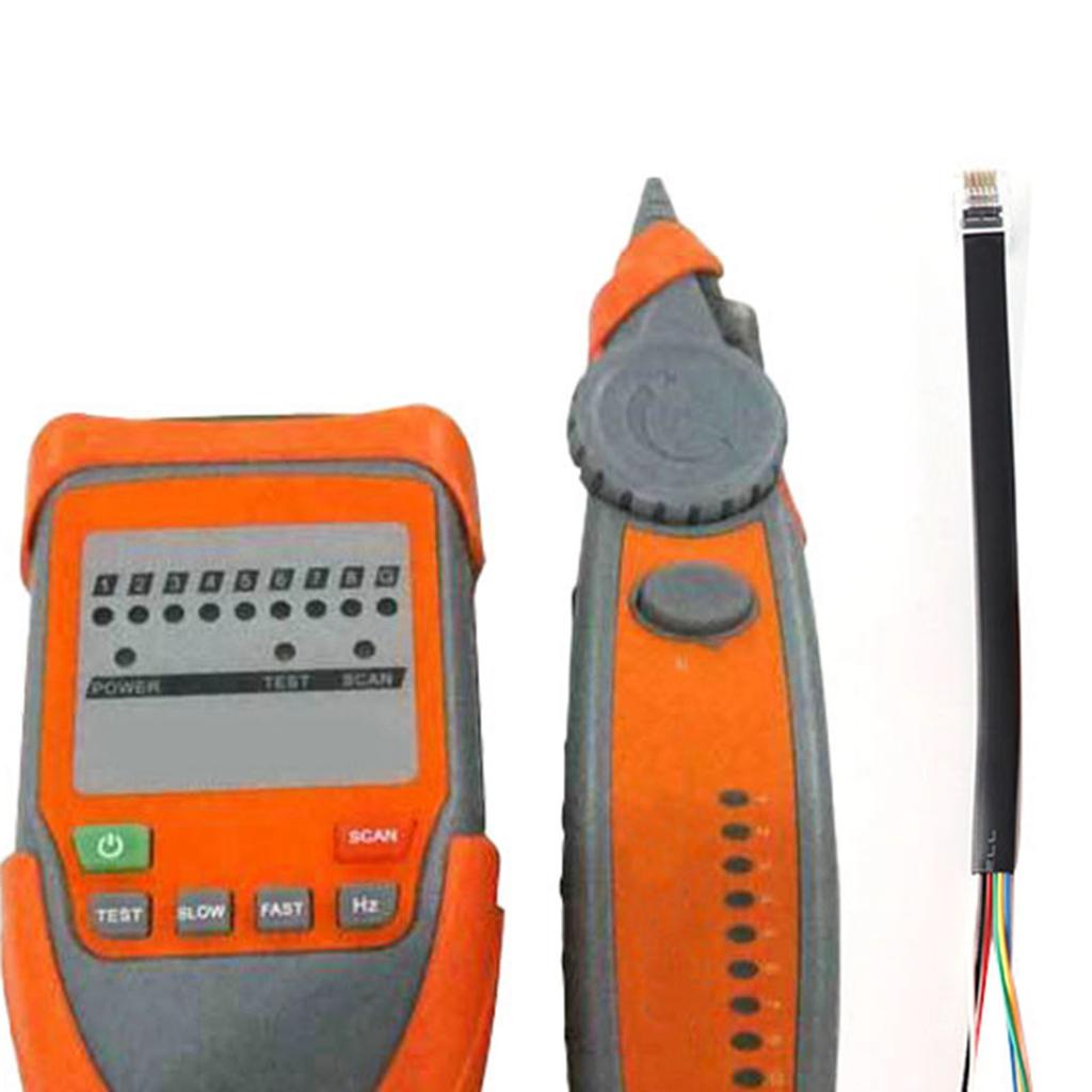 Netzwerkkabeltester Multifunktionaler visueller Fehlerdetektor Präziser Netzwerkleitungsfinder Draht