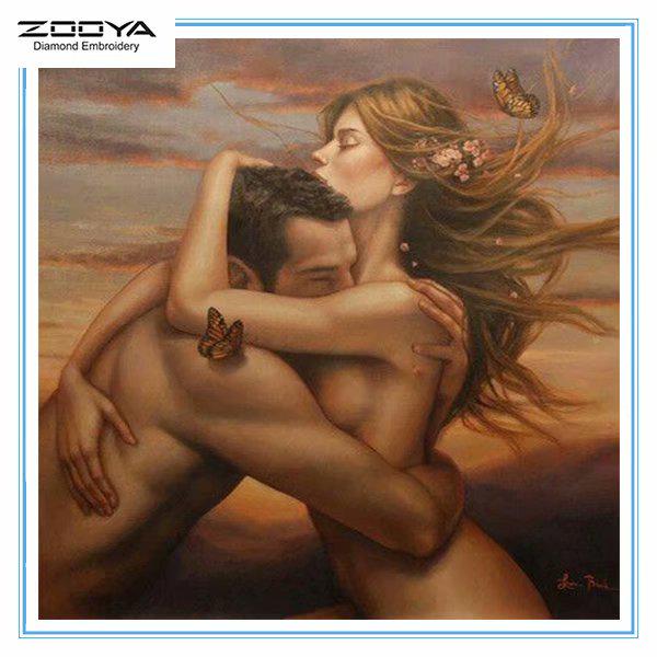 

ЗООЯ DIY 3D круглая алмазная картина пара вышивка крестиком домашний декор