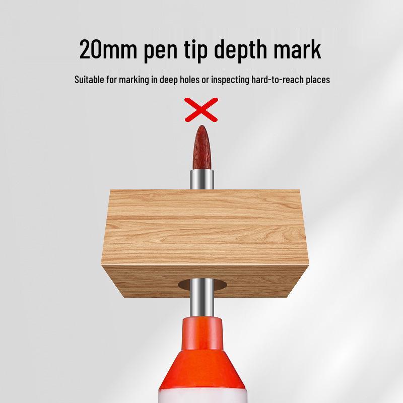 Wannian Sheng Double Head Deep Hole Waterproof Woodworking Marker