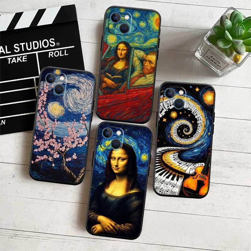 Starry Night Van Gogh Phone Case for Redmi Note 12 12S 12C 13 13C 13R 14 14S 14R 14C 11A 13X A3 A3X A4 A5 Pro Max Plus