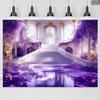 2D Fairytale Ballroom Backdrop Marble Stairs Studio Background