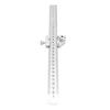 Steel Ruler Positioning Block 45 degrees  90 degrees  Accurate Steel Ruler Positioning Adjuster Scribing Locator for