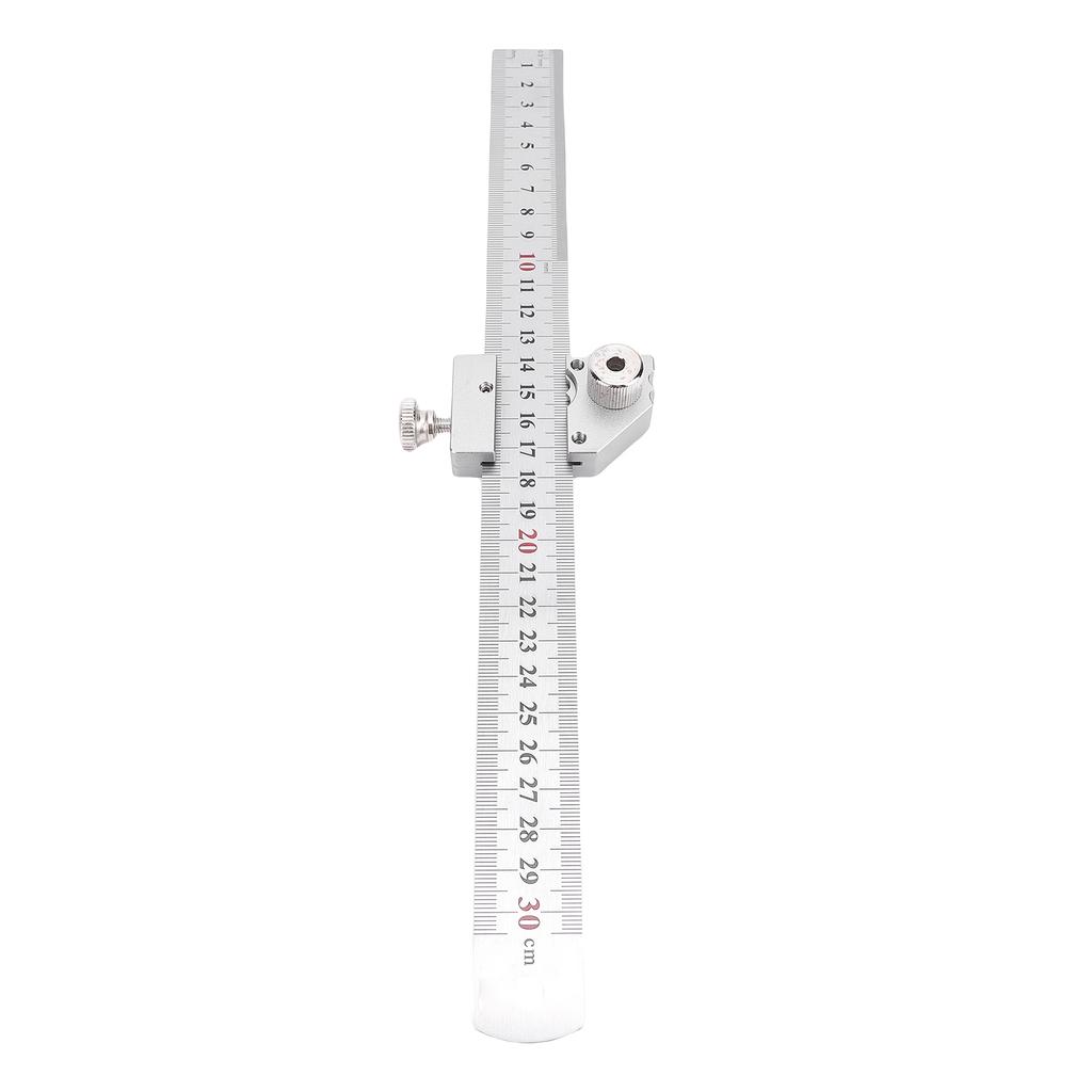 Steel Ruler Positioning Block 45 degrees 90 degrees Accurate Steel Ruler Positioning Adjuster Scribing Locator for