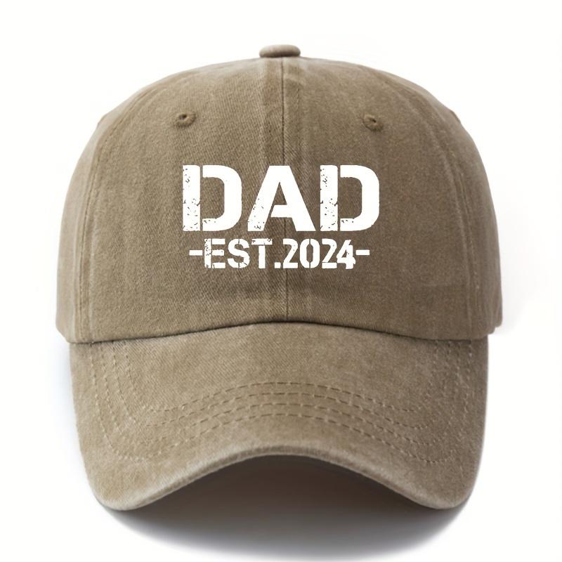 Dad's Fashionable Four Seasons Printed Baseball Hat Sunscreen Outdoor Sports and Casual Wear Adjustable Snap Back Cap
