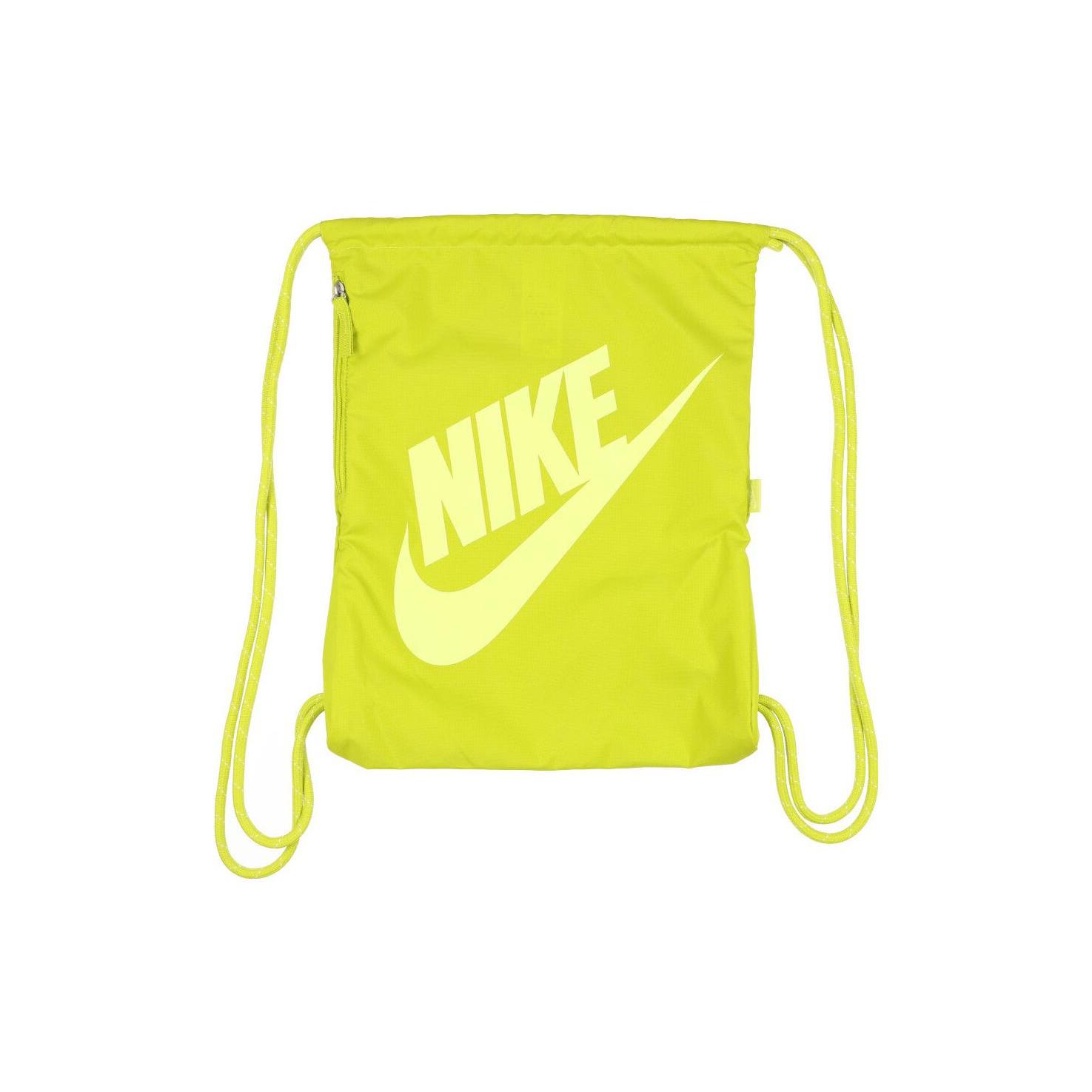

New Nike Heritage Recycled Polyester Backpack Regular Unisex Yellow DC4245-308 34.0*5.1*43.9CM