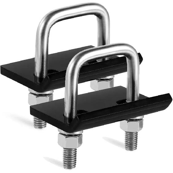 Universal U-Bolt Trailer Hitch Tightener Stabilizer Lock Anti Rattle Anti Wobble Clamp for Trucks Secure