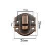 5/12set Jewelry Box Hasp Clasp Suitcase Wood Chest Cabinet Decorative Lock Latch Vintage Case Buckle Lock Decorative Hardware