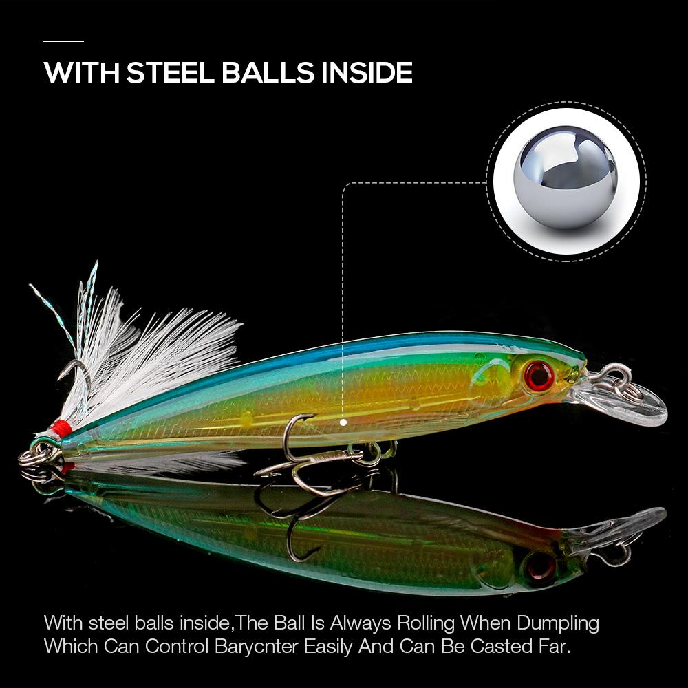 Trout Minnow Bait For Pike Fishing 7g 90mm Floating Crankbaits Fishing Lure Hard Artificial Bait Fish Tackle Wobbler