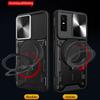 For Infinix GT 30 Pro Case Heavy Duty Shockproof Armor Magnetic Ring Holder Slide Lens Protection Cover for Infinix GT 30 Pro