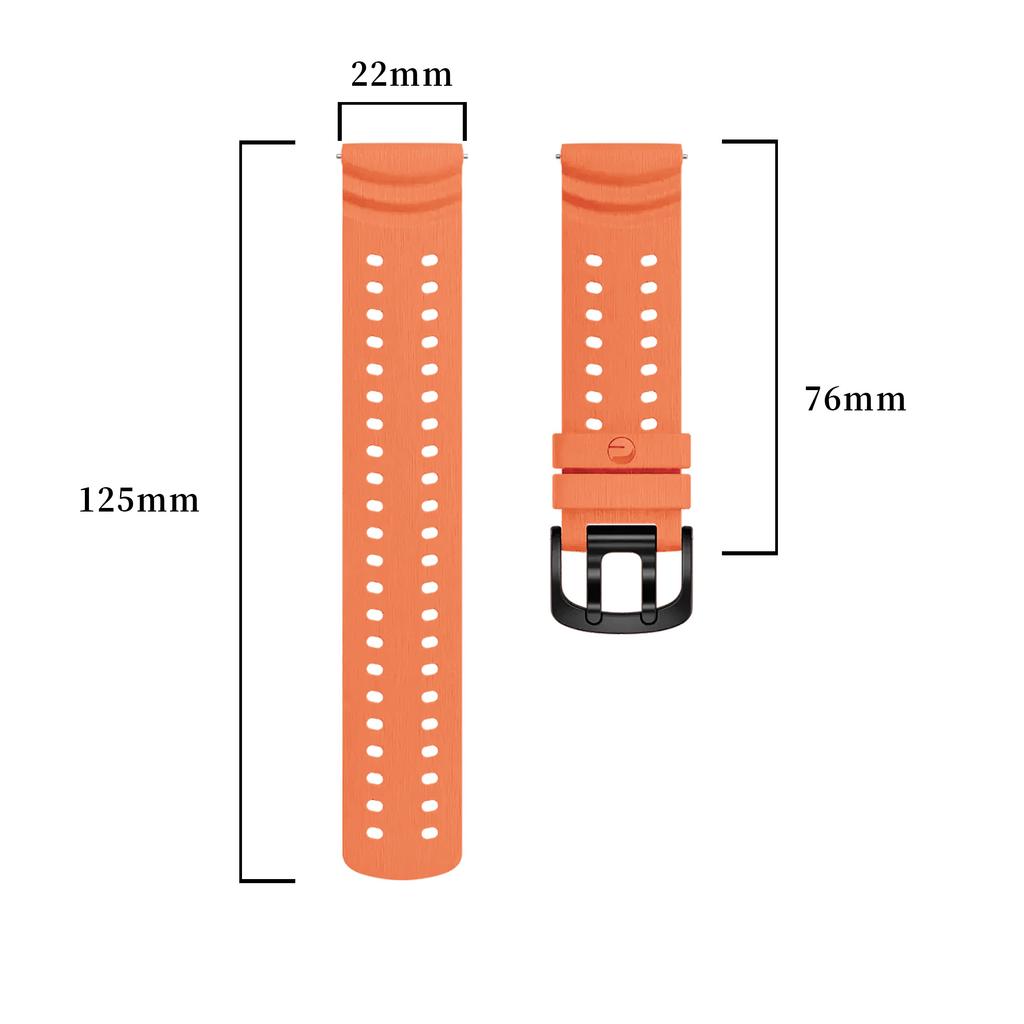 22mm Silicone Strap For POLAR Vantage M3 V3 M M2 1:1 Wristband For POLAR Grit X2 Pro Titan GritX Sport Band Bracelet