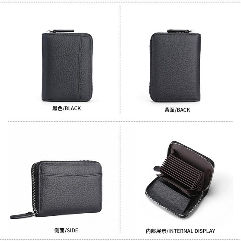 RFID anti-theft card bag Large capacity card holder wallet Coin purse change bag