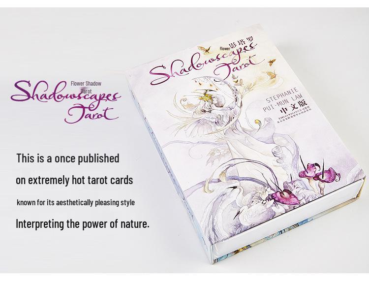 Flower Shadow Rider-Waite Tarot Card Set: Includes Cards, Guidebook, and Bag