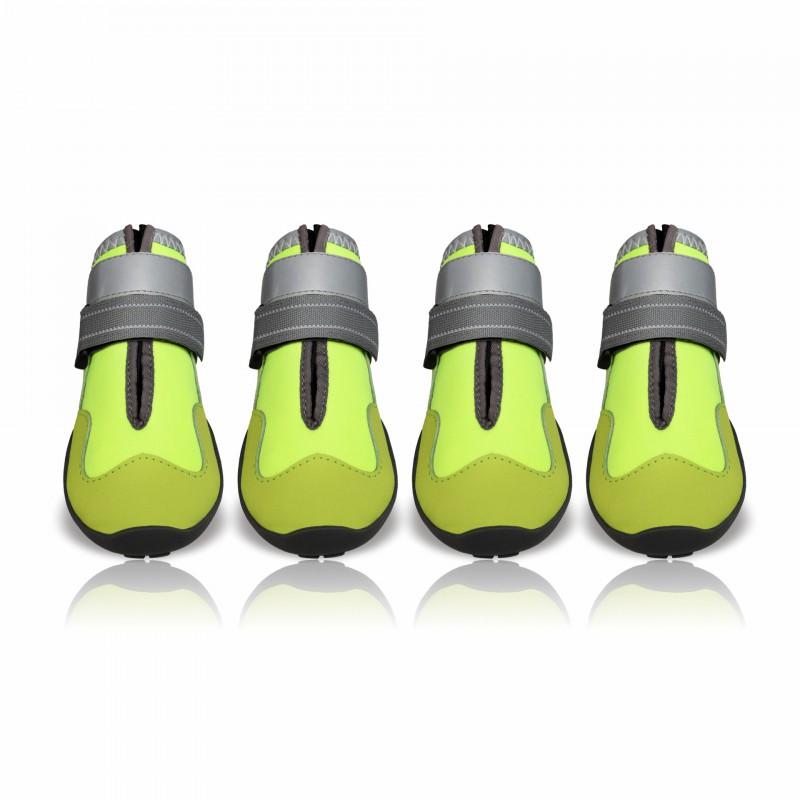 Dog Boots Large Breeds Outdoor Hiking Shoes Non-Slip Durable Rubber Paw Protection All Season Pet Footwear