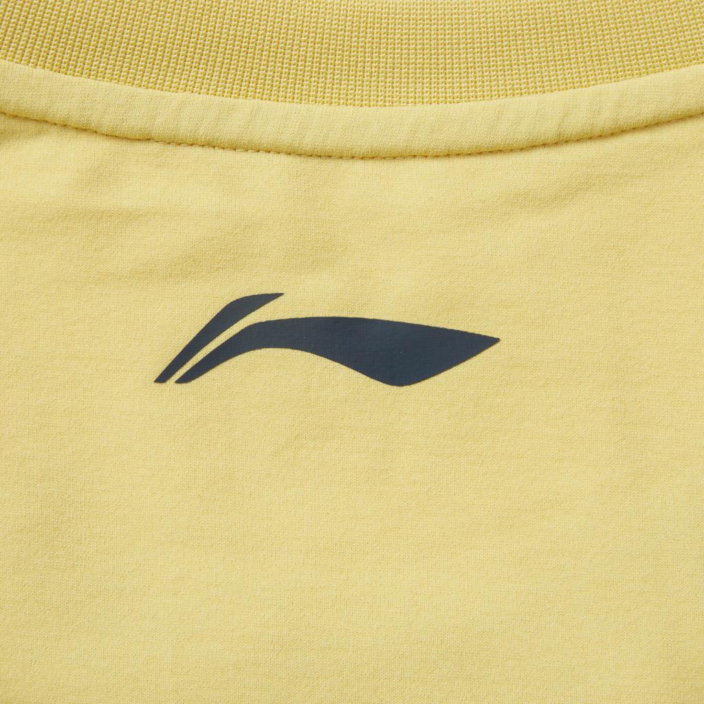 Li-Ning Quick Dry Casual Short Sleeve T-Shirt Unisex Tops Paraffin-Yellow AHSV439-2
