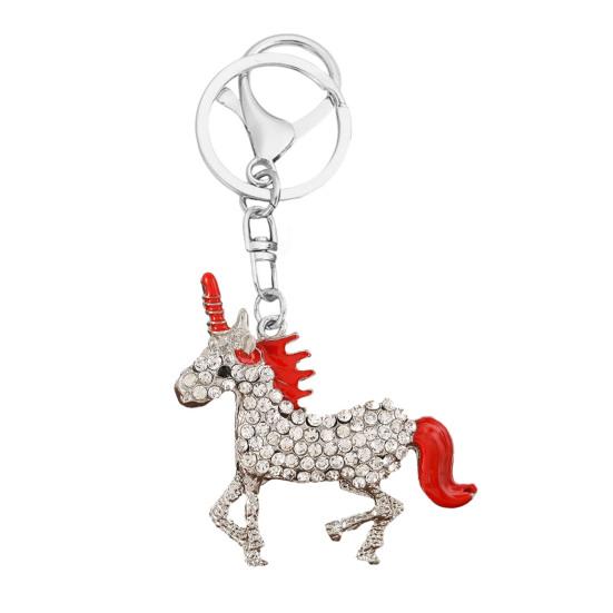 Keychain Pendant 2026 Year of Horse Mascot Good Luck Charm Key Chain Bags Backpacks Car Decoration Chinese New Year Gift