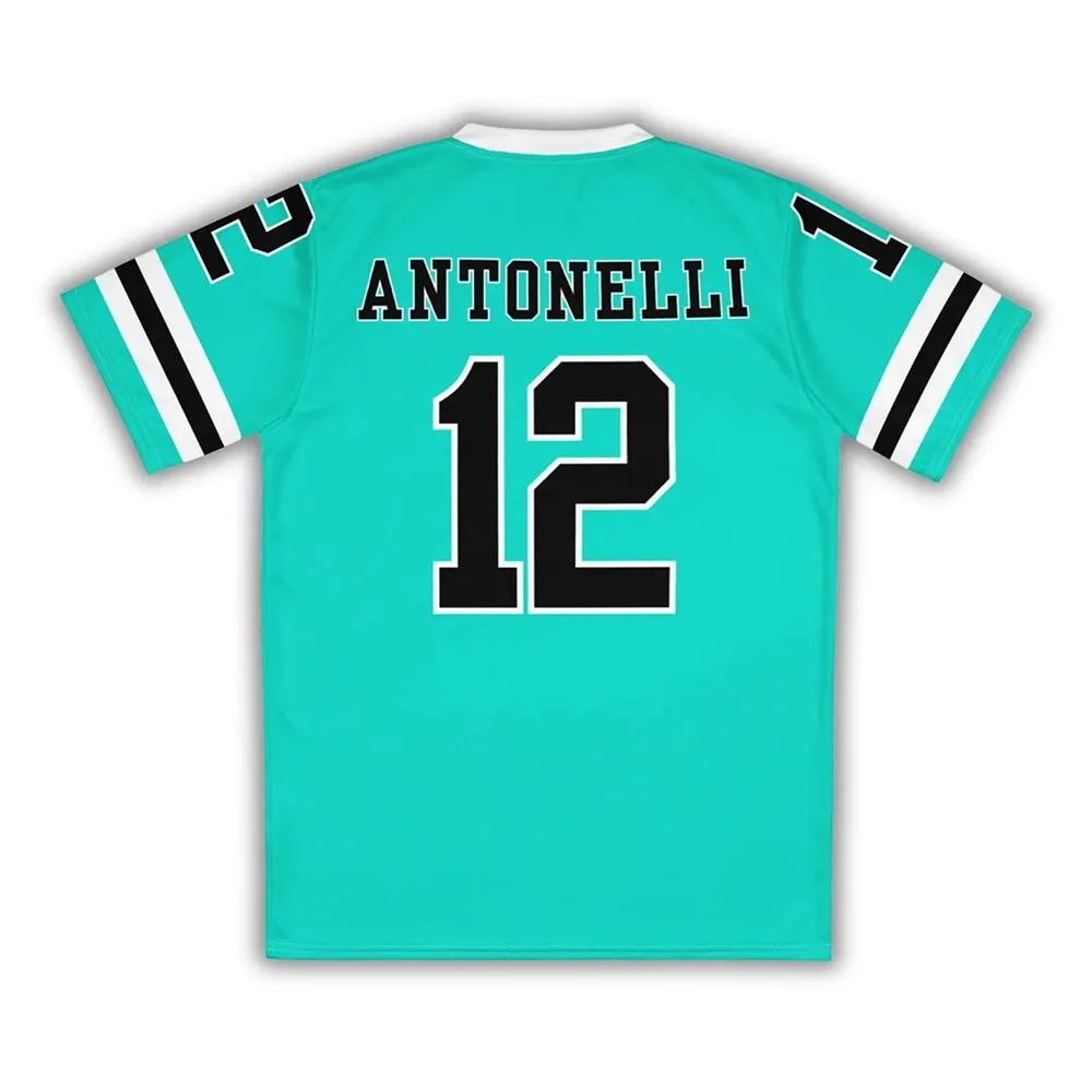 Kimi No.12 Antonelli Racing Driver Jersey Unisex Streetwear V-neck Short Sleeve Loose Male T-shirt Number12 Design Print Tees Summer 3D Printed Jersey