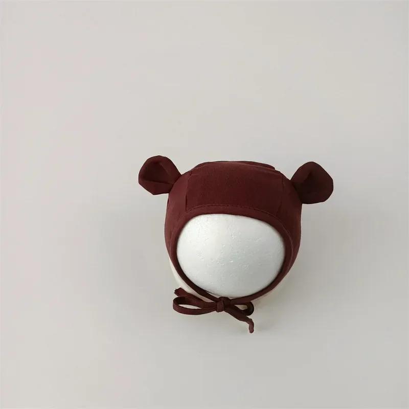 Hot Newborn Hat Cute Cartoon Bunny Bear Ear Beanie for Infant Baby Boy Girl Korean Baby Hat Spring Autumn Toddler Cap