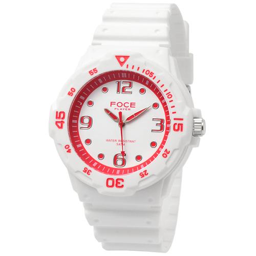 [FOCE] FOCE Player Unisex Urethane Band Wristwatch FP1125W-RD FP1125W-RD