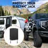 Roastove RV Electric Tongue Jack Cover Waterproof 600D Oxford Fabric Universal Trailer Jack Protective Cover For Outside Camper RV Accessories-Black
