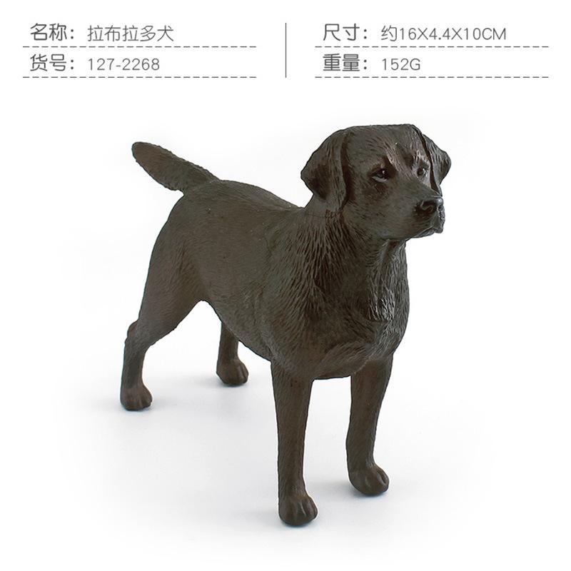 Pvc Lifelike Static Dog Figurines 5 Styles Including Basset Hound Great Labrador Dane