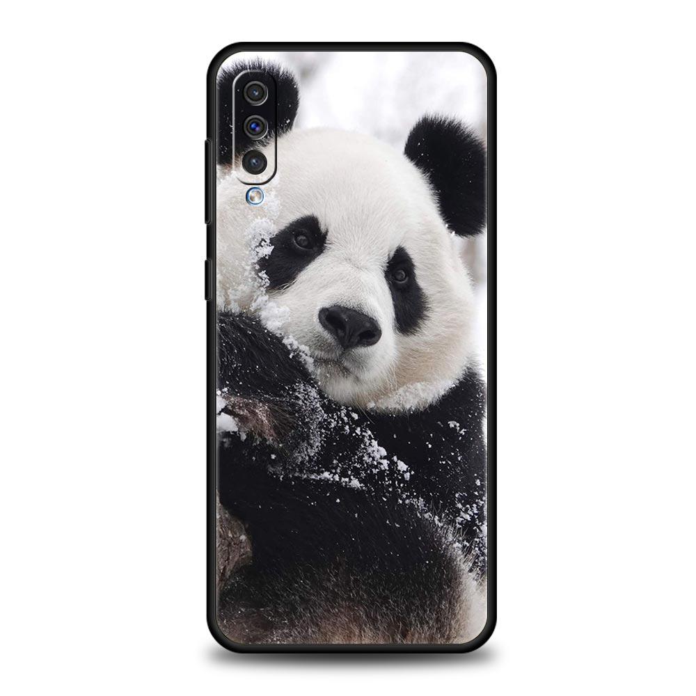 Fubao Panda Phone Case For Samsung A26 A36 A56 A54 A52 A50 A70 A40 A20S A12 A14 A16 A22 A24 A42 A34 A32 5G A04s A06 5G Cover