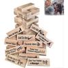 54pcs Super Naughty Block Tower Game, Couple Activities & Date Night Ideas, Valentine Tumbling Tower Stacking Blocks Game For Couples Night Party Game