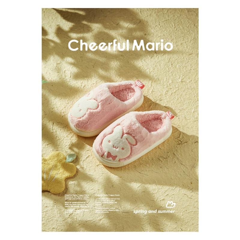 כפכפי כותנה לילדים נעלי הורה-ילד בנות מקורה חמות ללא החלקה חמוד ילדים גדולים ילדים נעלי בית לגברים