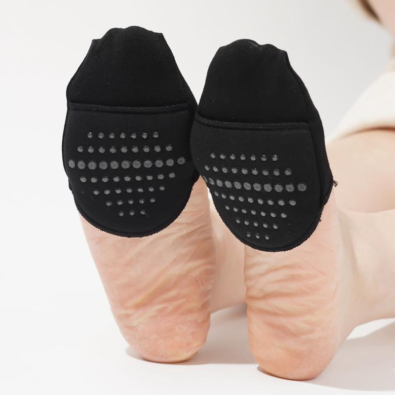 Ballenpolster Socken Damen Zehenschutz mit Polsterung Unsichtbare Halbsocken mit Schwammpolster