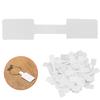 200 Stück Blanko Papier Preisetiketten Karte Ring Halskette Armband Schmuck Quadratische Anhänger DIY Handarbeiten