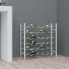 VidaXL Bottle Rack for 36 Bottles White Metal 340910