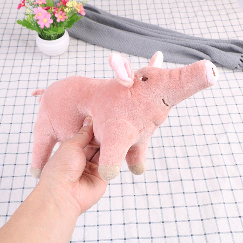 1 Pezzo 25Cm Maialino Cartone Animato Carino Peluche Animale Ripieno Maiale per Regalo Bambini