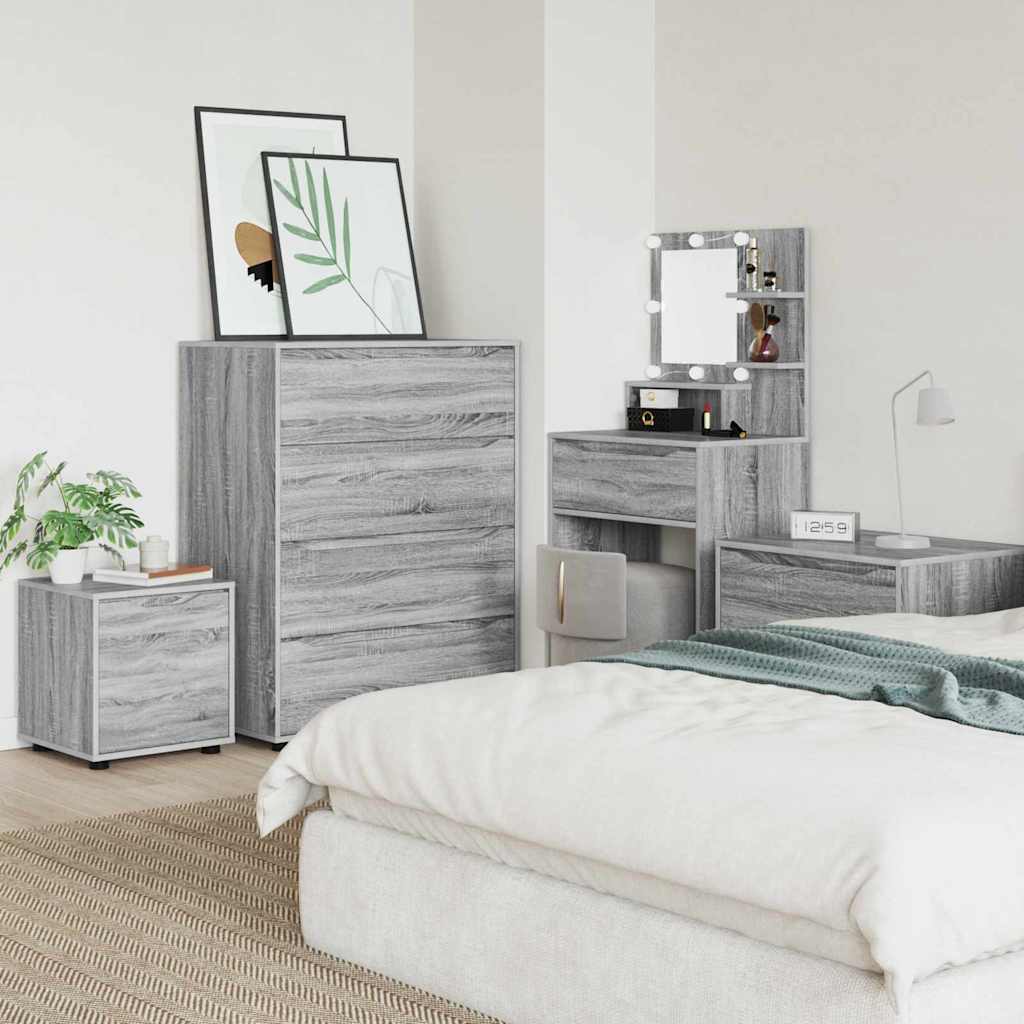 Bathroom Cabinet Grey Sonoma 40.5 x 40 x 44 cm Particleboard