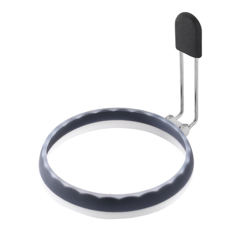 2 Stück Hitzebeständiger Griff Pfannkuchenring Silikon Omelettform Runde Spiegeleierform Sandwich