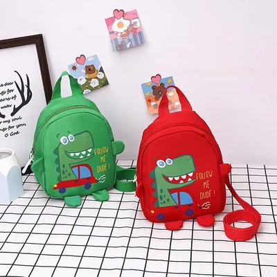 Children Cute Cartoon Dinosaur School Bags Anti-Lost Student Daily Use Backpacks Toddler Rucksack Kindergarten Schoolbag