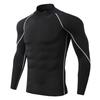Men Sport T-shirt Quick Dry Bodybuilding Running Shirt Long Sleeve Compression Top Gym T Shirt Men Fitness Tight Rashgard