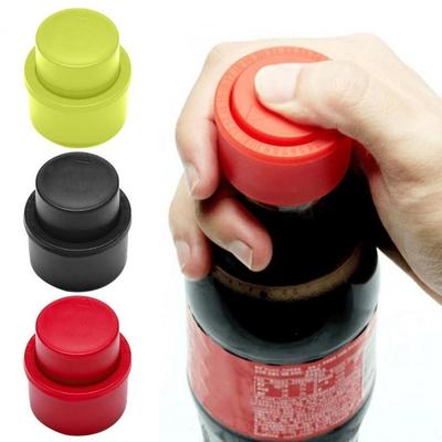 1Pcs Durable Air Tight Drink Sealer Cola Pump Inflatable Soda Cap Reusable Frizzy Beverage Saver Carbonation Keeper