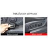 ABS Carbon fiber Seat Adjustment Button Cover Trim For Nissan Titan 2016-2024